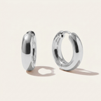 Chunky Huggie Hoops