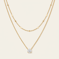 Classic Layered CZ Necklace