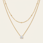Classic Layered CZ Necklace