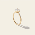 Heart-Cut Zircon Ring