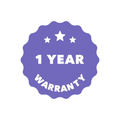 1 Year Warranty