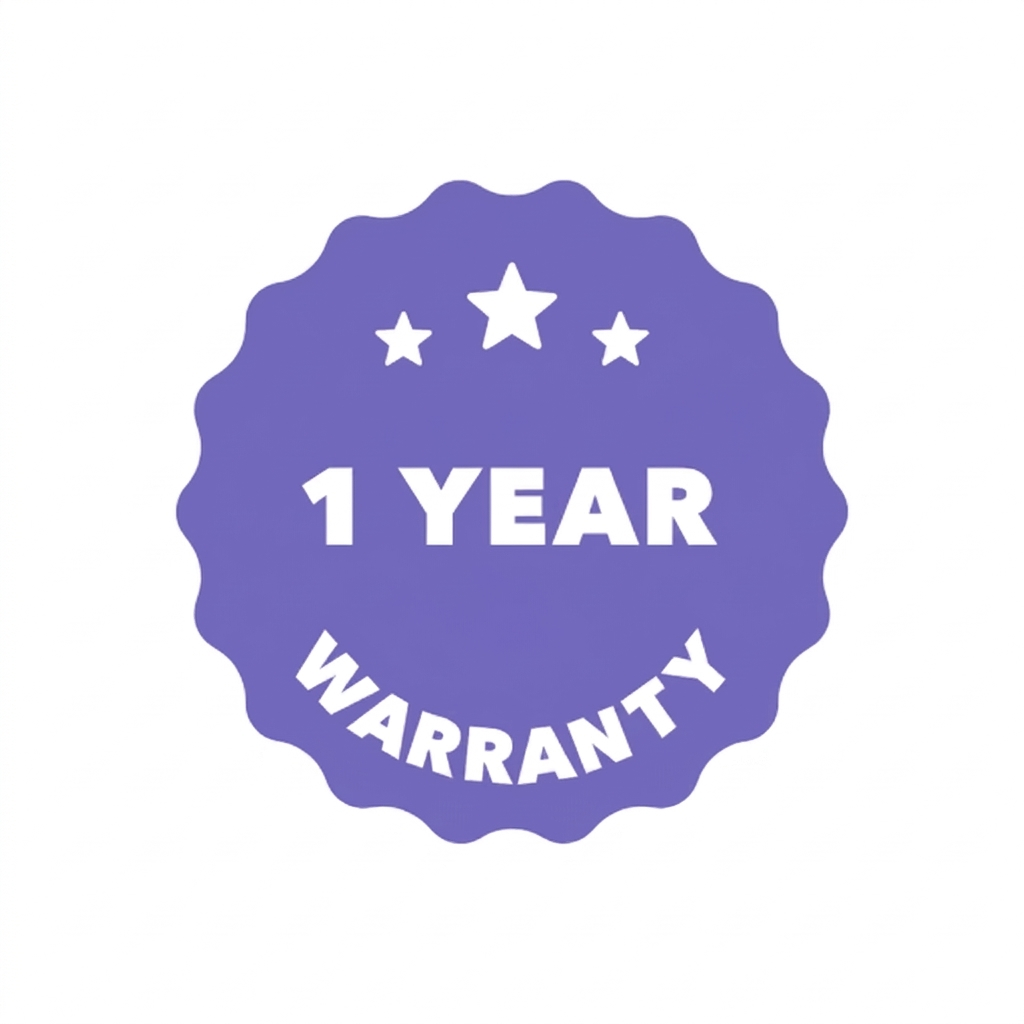 1 Year Warranty